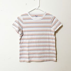 Madewell multicolored stripped tee